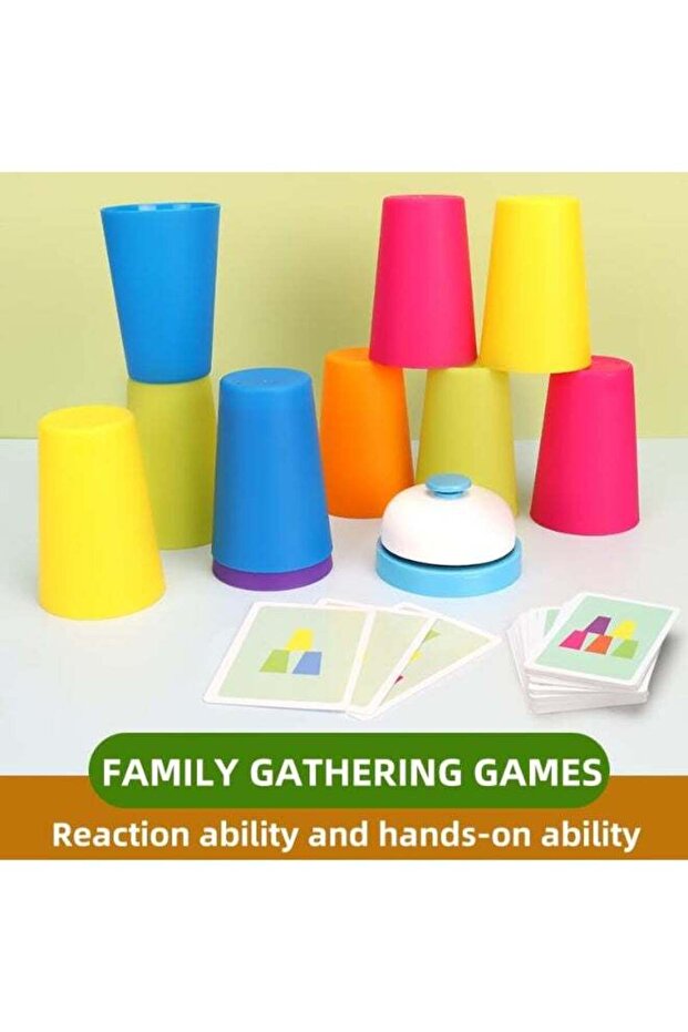 أكواب التكديس لتحدي العقل - لعبة تفاعلية لتنمية القدرات المعرفية للأطفال - 8