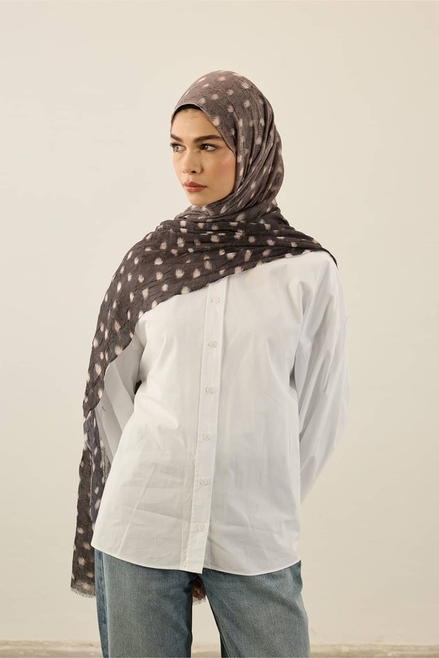 Bambi Pattern Aya Kras Shawl - 1