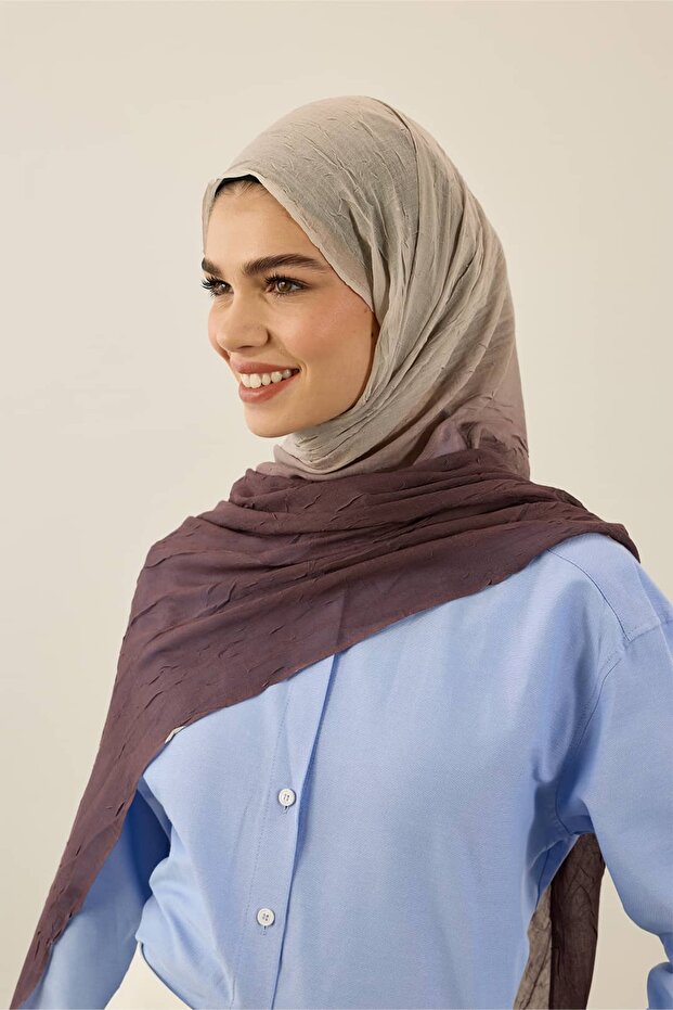 شال أيا كراش بنمط متدرج الألوان - 2