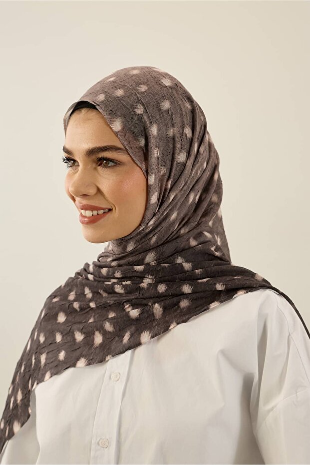 Bambi Pattern Aya Kras Shawl - 2