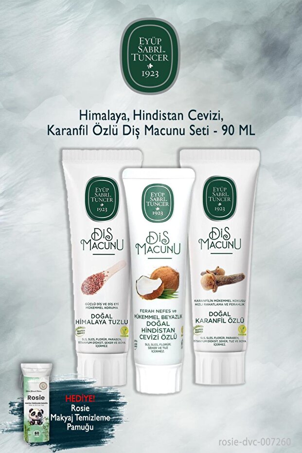 Himalaya, Coconut, Clove X3 90 ml Toothpaste, Rosie