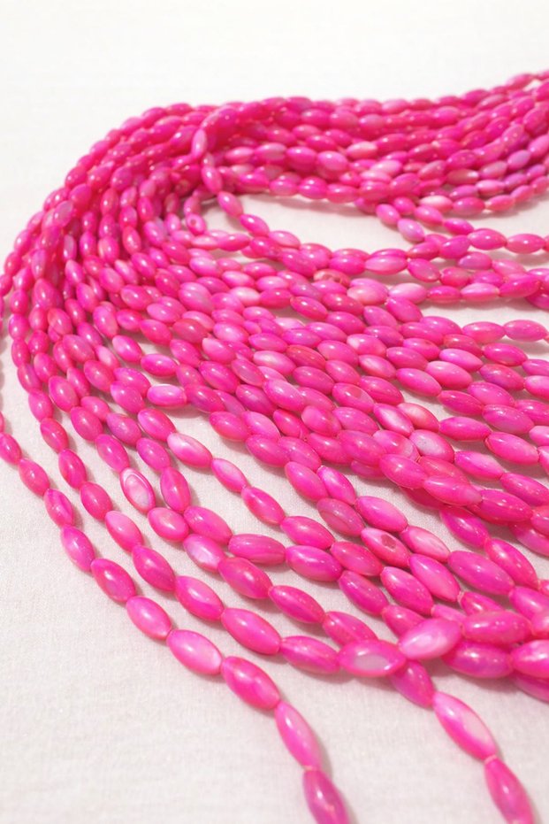 Original Barley Stone 1 Set (Average 40 Pieces) Pink Color