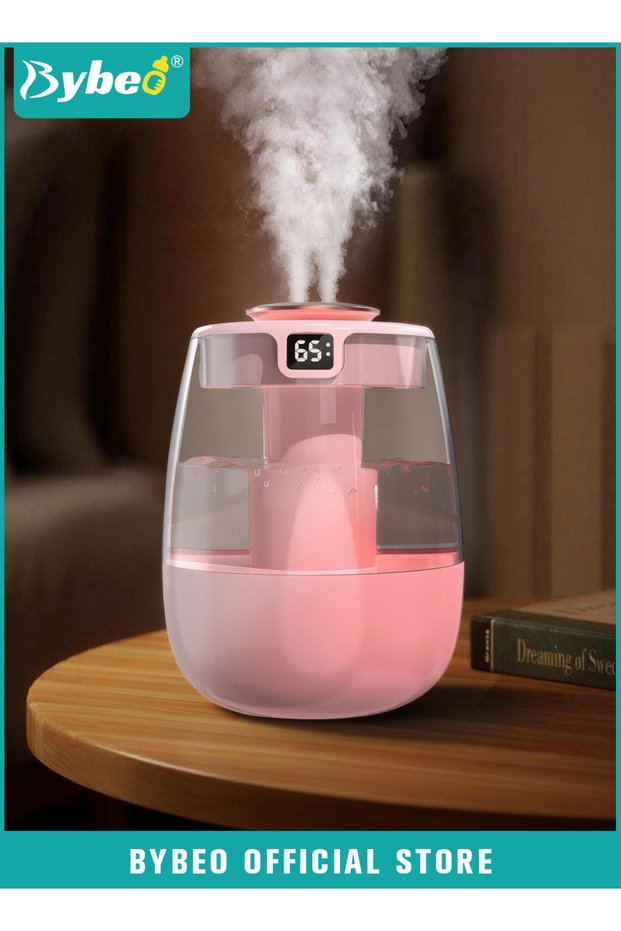 2L Ultrasonic Air Humidifier, Baby Humidifier for Bedroom Baby Room with UV Disinfection Light, Dual