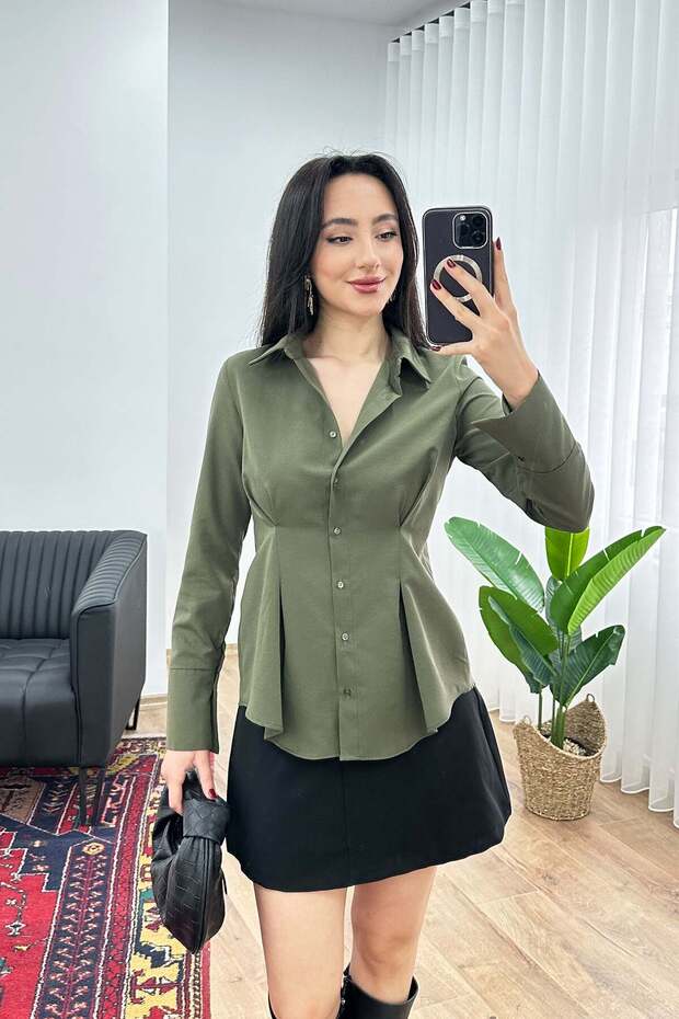 قميص بيلدن تام أوثيبي موسمي كاكي