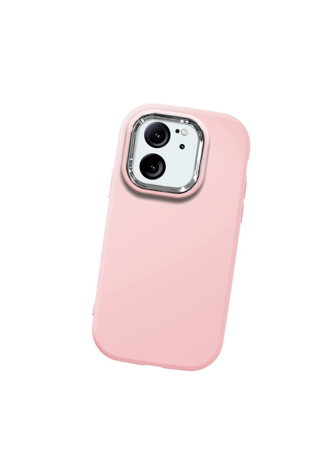 Mi 13t Compatible Camera Protected Pink Soft Silicone Phone Case Patterned