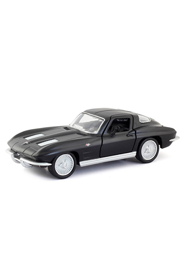Chevrolet Corvette Split Window 1963 matte black TechnoDrive model car - 1