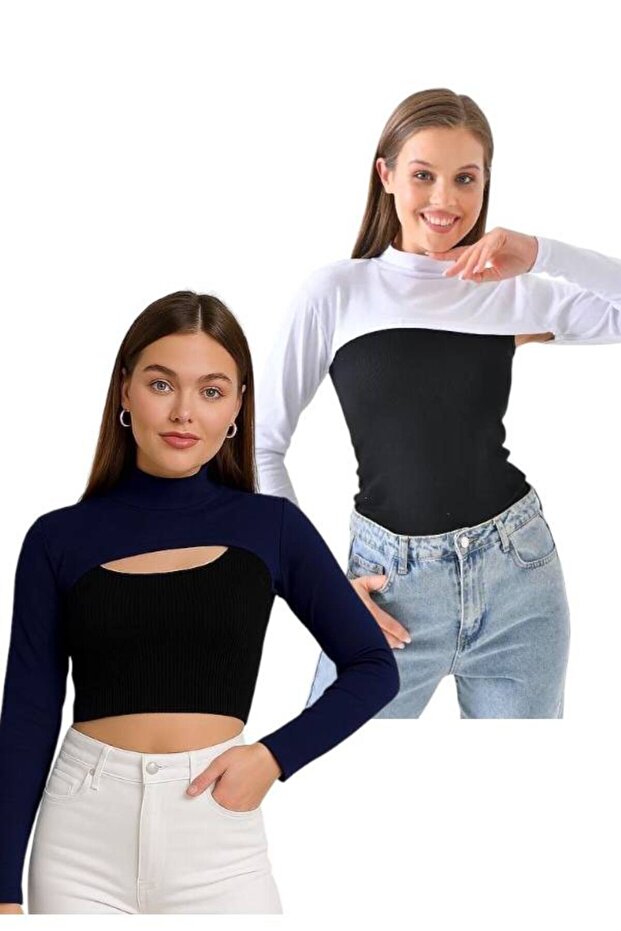 2 Pcs Neck Collar Sleeves for Islamic Clothing