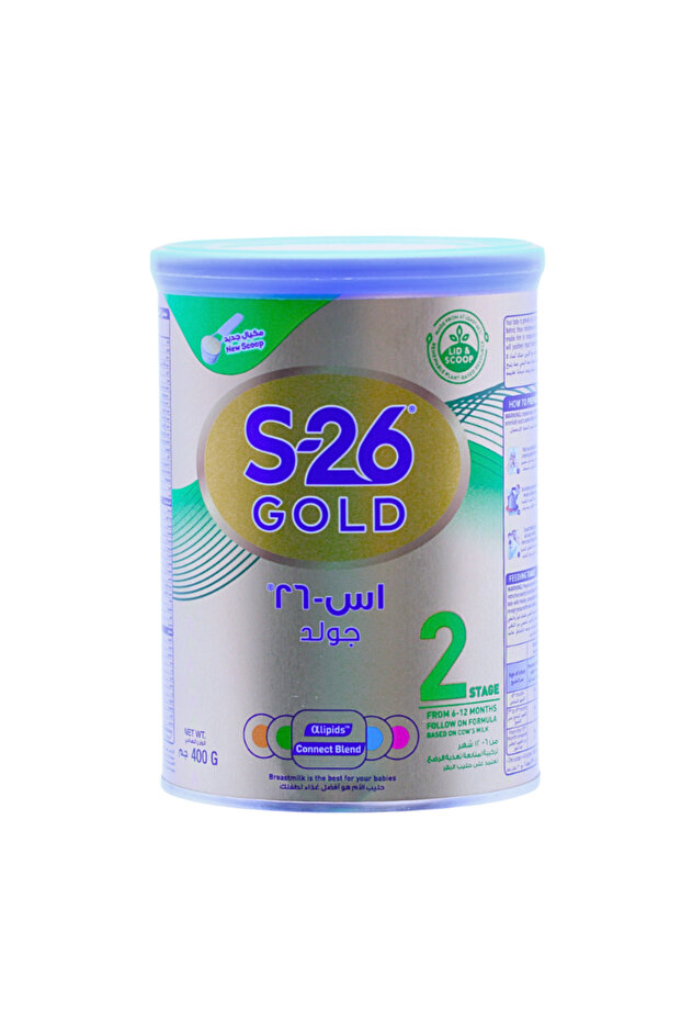 حليب الأطفال الذهبي للمرحلة الثانية (400 غرام)