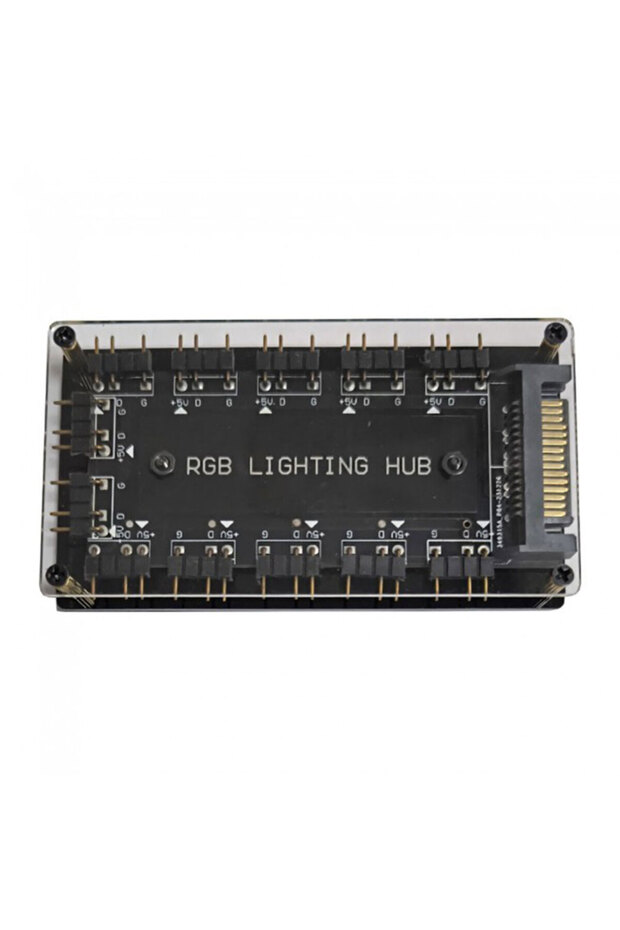 5V 3-Pin Rgb 10 Hub Splitter Sata Power Supply Rgb Kit