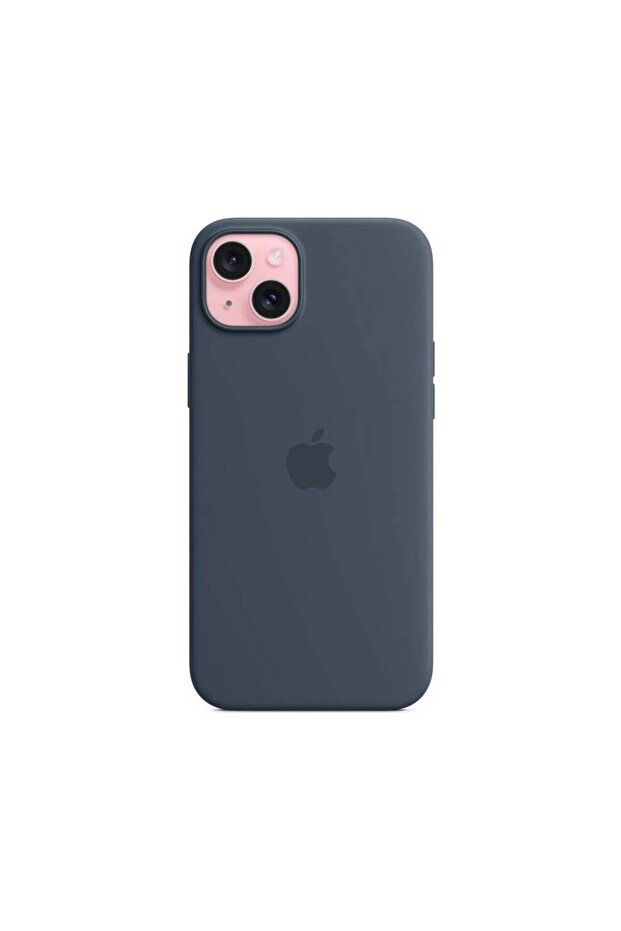 Compatible iPhone 15 Plus Case - Silicone storm-blue - 1