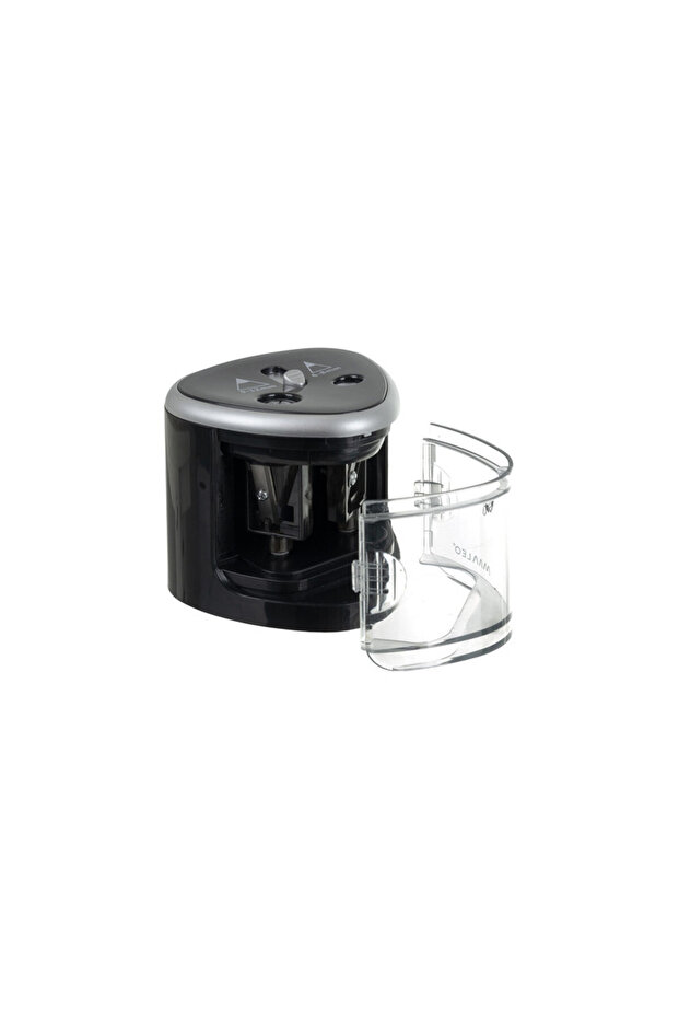 Double electric sharpener, replaceable blades, non-slip feet, batteries, ABS and steel - 6