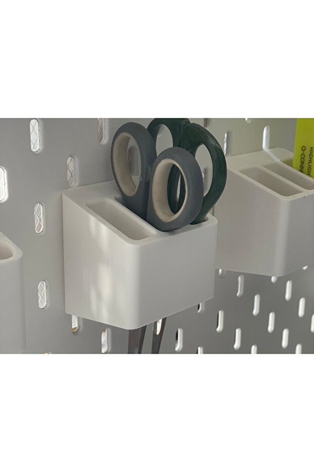 Skadis Compatible Scissor Holder – Pegboard Wall Panel Organizer
