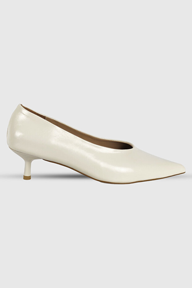 Clara Beige Matte Pointed Toe Women's Stiletto
