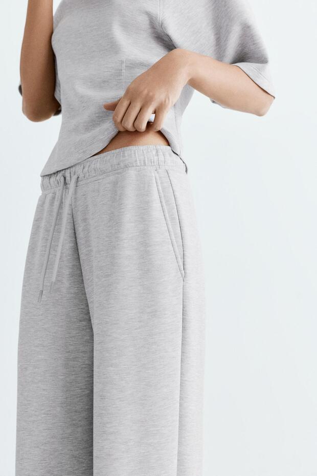 Wide leg eşofman altı - 6