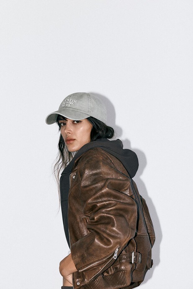 Brooklyn işlemeli şapka - 1