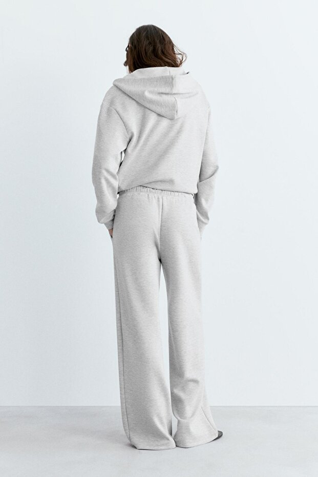 Modal kapüşonlu sweatshirt - 5