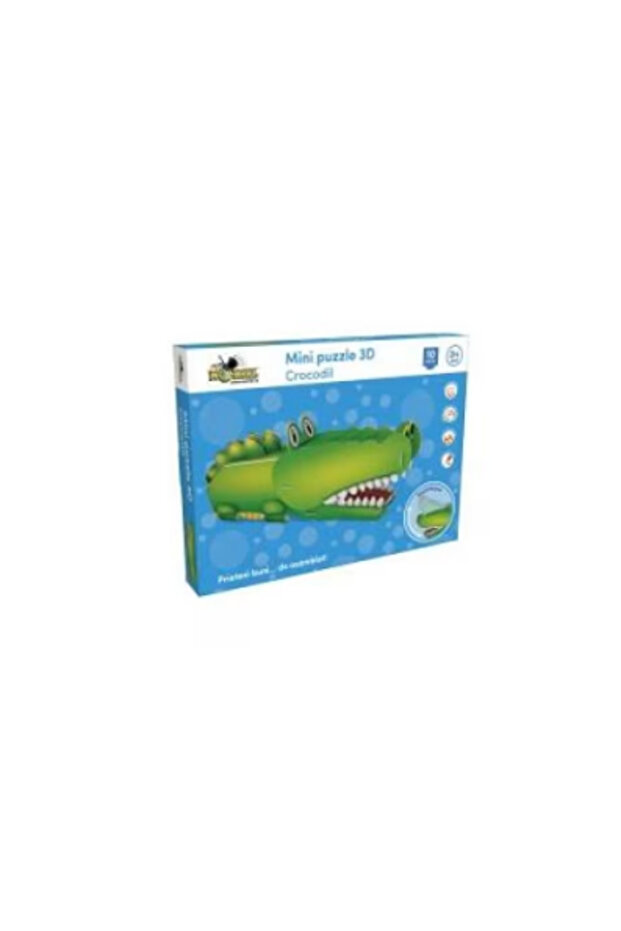 Mini puzzle 3D - Crocodil - 1