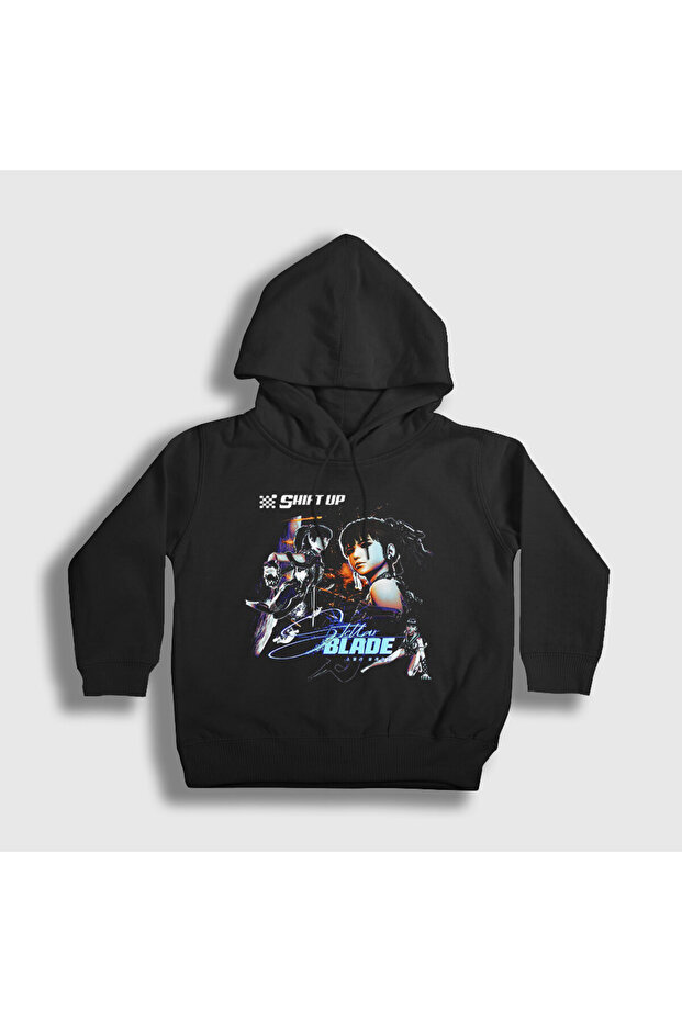 Unisex Kids Black Eve Poster Stellar Blade Hooded Sweatshirt 606760Tt