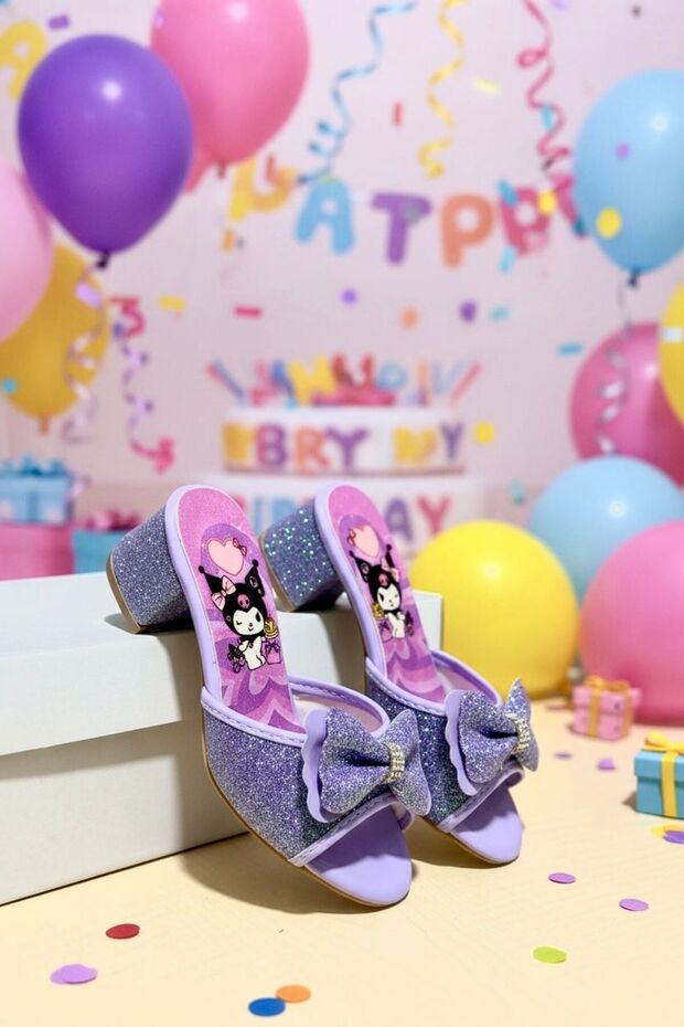 Girl's Character Heels Slipper