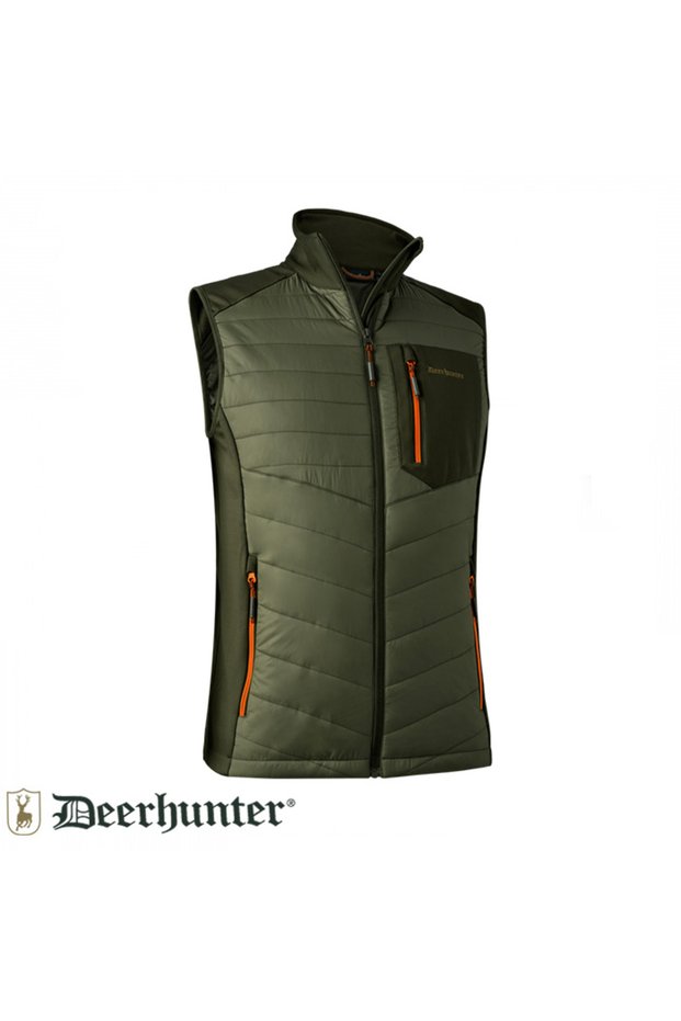 Chamois Padded Forest Green Yelek