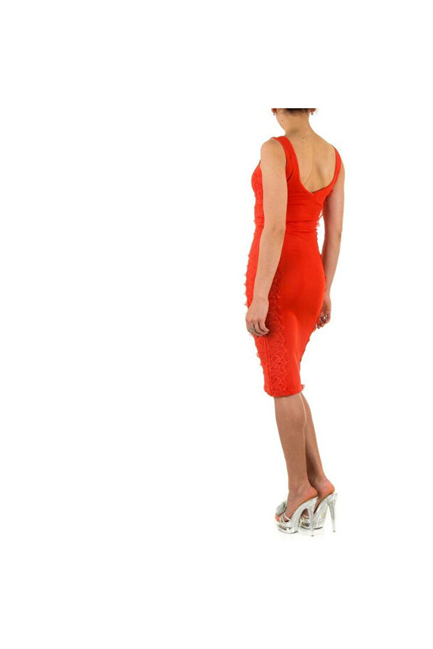 Rochie roșie Voyelles - 3