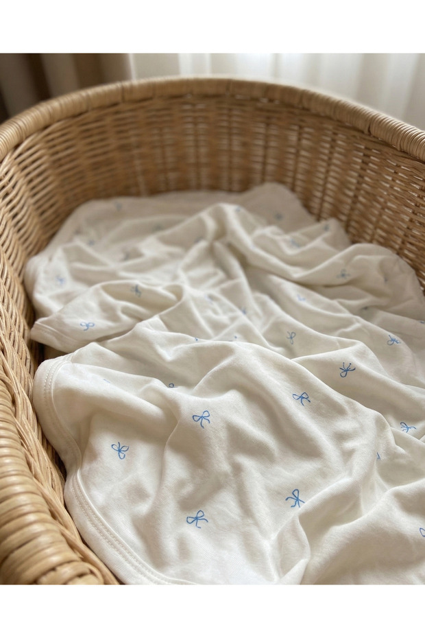 Blue Bows Penye Battaniye - 1