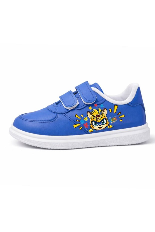 Good Boy Yellow Kedicik Printed Boys' Sports Shoes