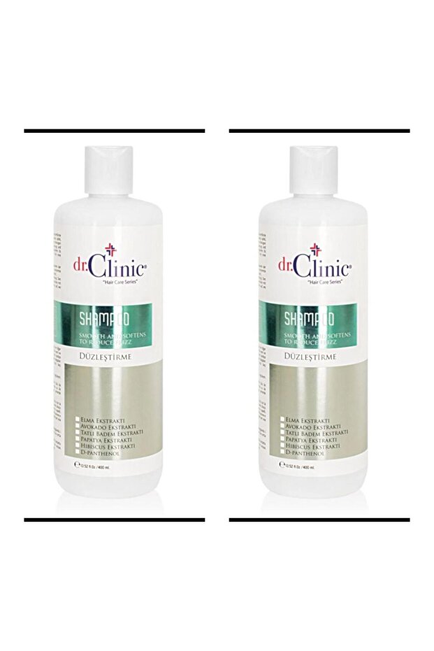 Dr.Clinic Shampoo with Straightening Effect 400 ml 2 Pcs