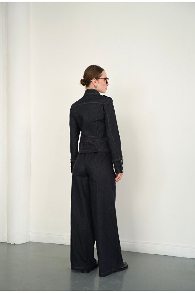 Denim Pants Pocketed - 5