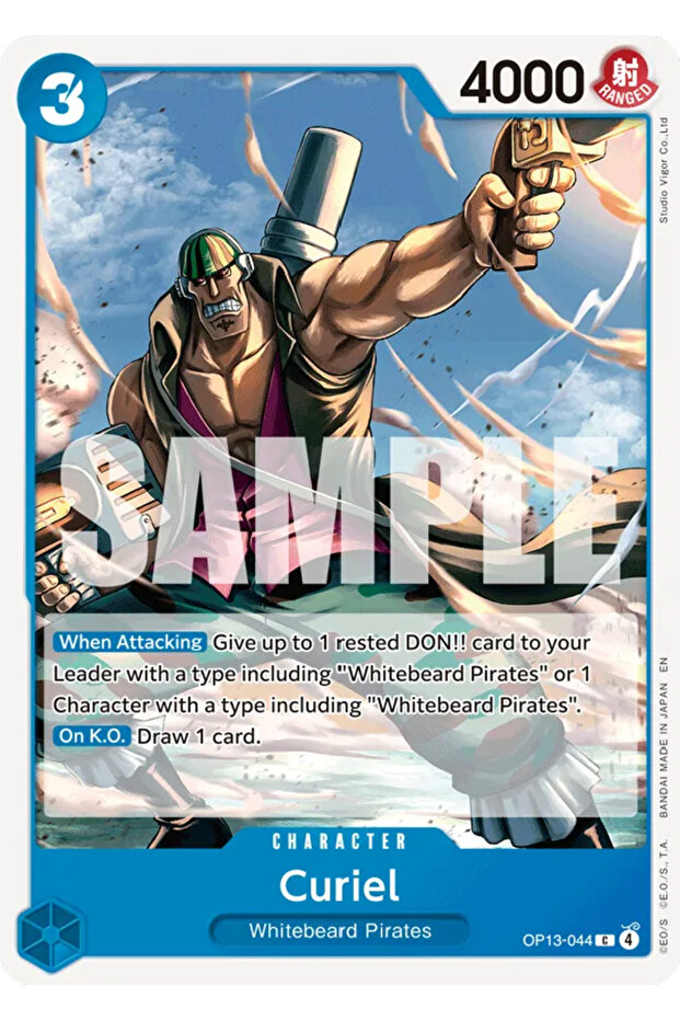 One Piece Curiel Op13-044 Licensed Game Card (En)