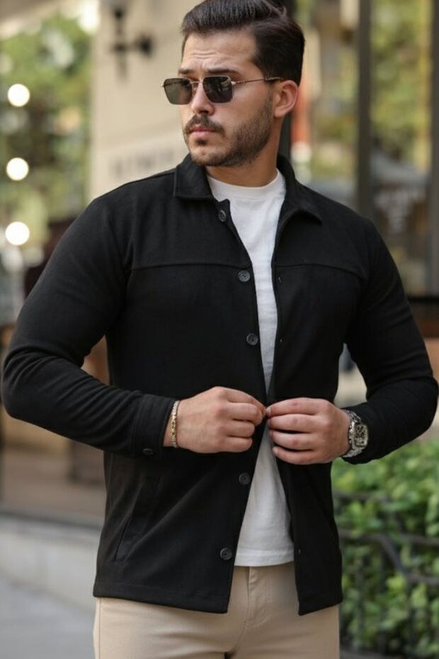 Janes Buttoned Basic Jacket - 3