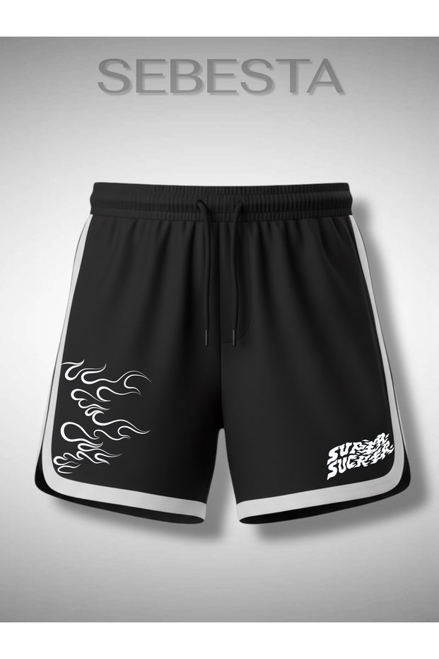 Super Printed Premium Jarse Piped Sportsman Shorts