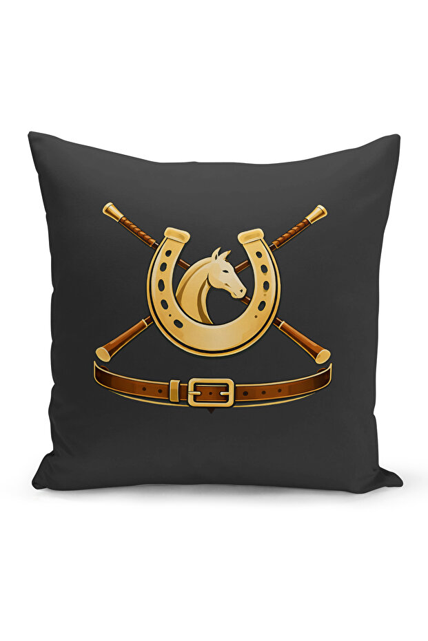 Classic Horse Series Double Sided Digital Printed Throw Pillow Cover (Horse)