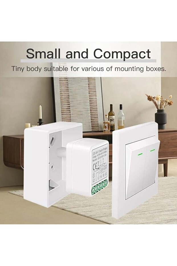 وحدة مفتاح ذكي (ثلاثي) بتقنية زيجبي - مع سلك محايد - 2