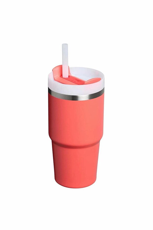 The Quencher H2.O Flowstate™ Tumbler Pipetli Termos Bardak 0.60 Lt / 20Oz Kırmızı 10-10826- - 2