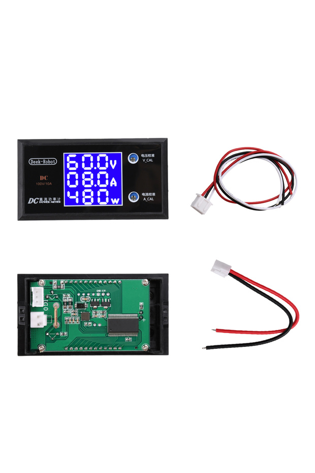 0-100V 10A DC 0-100V 10A LCD Display Digital Voltmeter Ammeter Wattmeter Voltage Current Power Meter