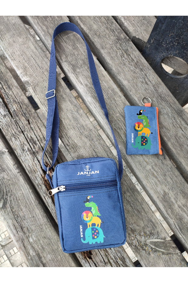 Boys' Hand and Shoulder Bag Bag Si with C Wallet , Children's C Wallet Bag Set, Daily Children's Bag Bag Si