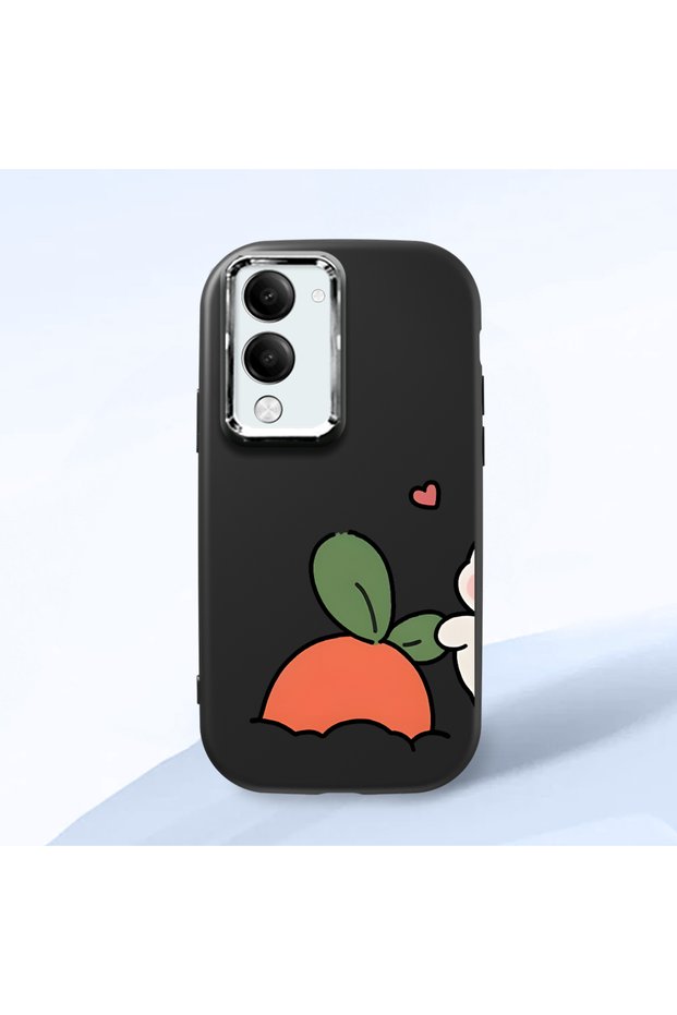 Vivo Y19S Gt Compatible Shock-Absorbing Camera Protected Black Silicone Case Dual Model