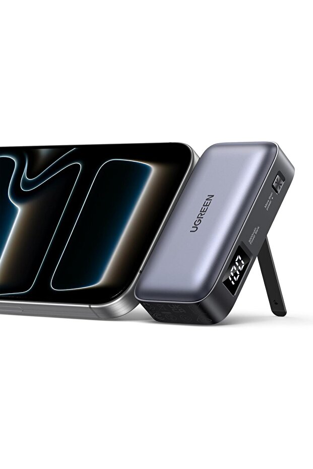 UGREEN Mini Power Bank, 5000mAh with Built-In USB C Connector