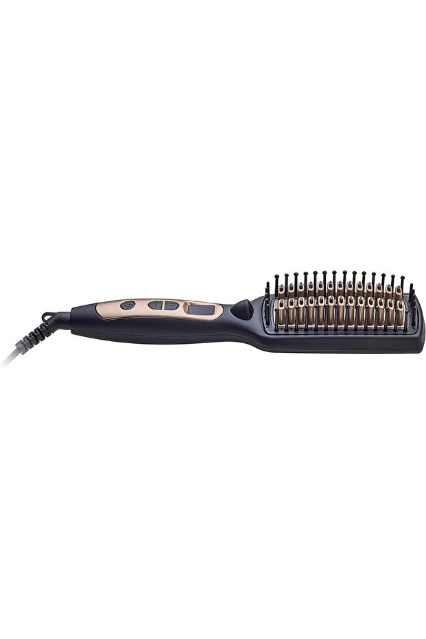 GHBS86037 Ceramic Hair Brush 45W - Temperature Control with Led Display | 60 Minutes Auto Shu