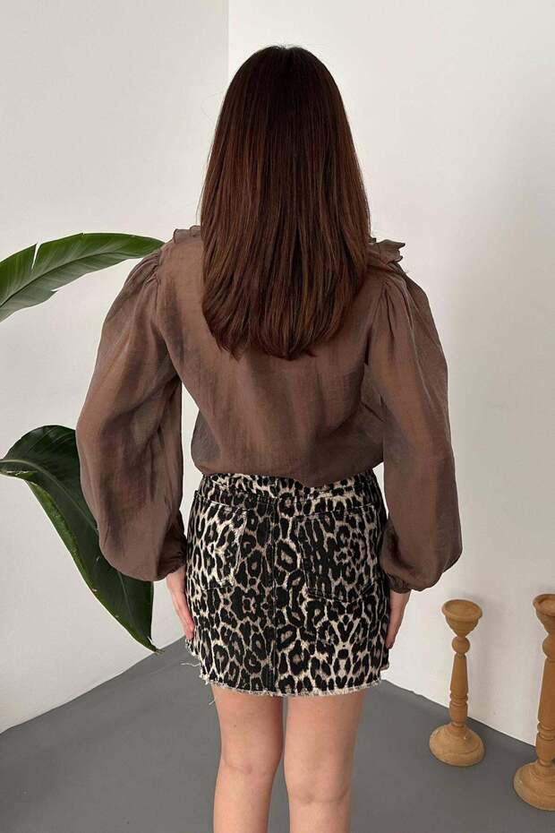 Bluză cu volane - 5