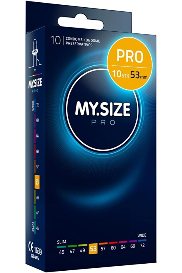Ultra Thin Size Condoms 10 Pieces (53 Size) – Odorless, Long Lasting, Sustainable, Maximum Pleasure