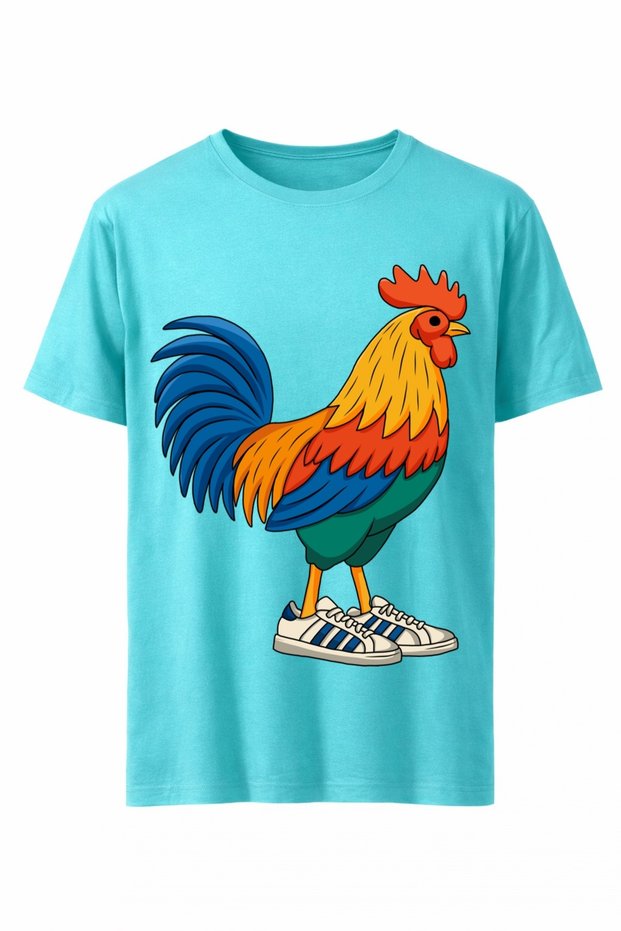 Mahalle's Rooster – Design T-Shirt / Tank Top (Optional)
