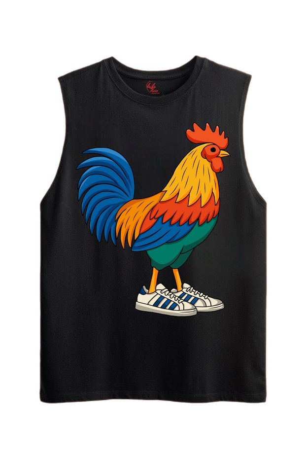 Mahalle's Rooster – Design T-Shirt / Tank Top (Optional)