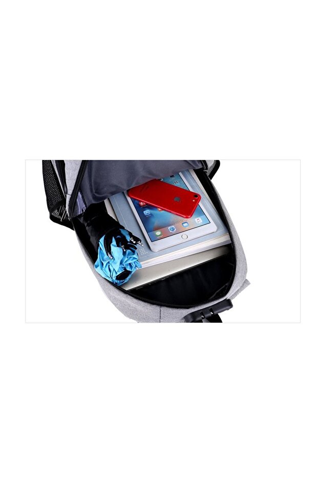 Backpack Bag DZ-BP2064(Gray) - 2