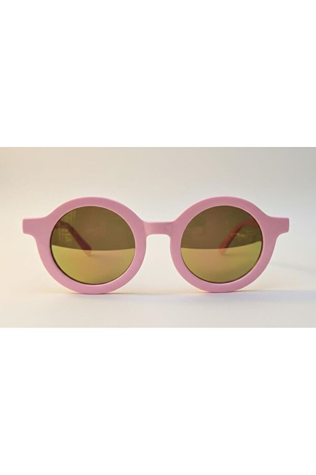Mirrored Glass Round Nordic Children's Glasses