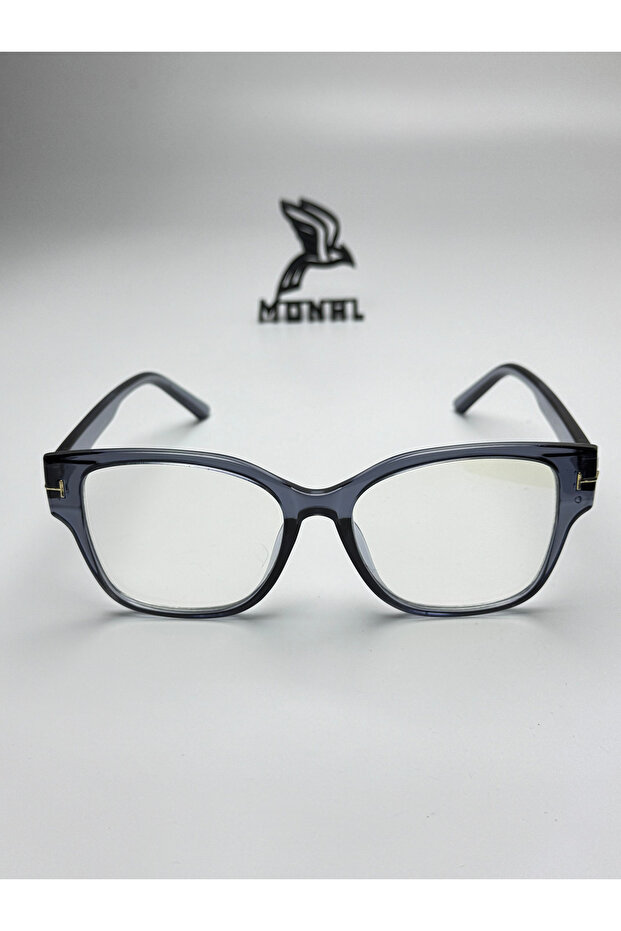 Glasses with T-Shaped Protective Screens, Timeless Angular Model, Optimally Compatible. - 3