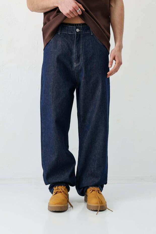 Baggy Fit Jean Navy Blue