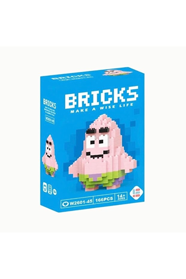 Bricks (SüngerBob) Patrick Yapı Oyuncak 3D Mini Yapboz - 2