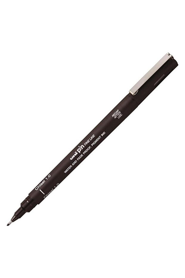 Pin 1.0 Fine Line Cut Tip Pen Black Pin Cs1-200